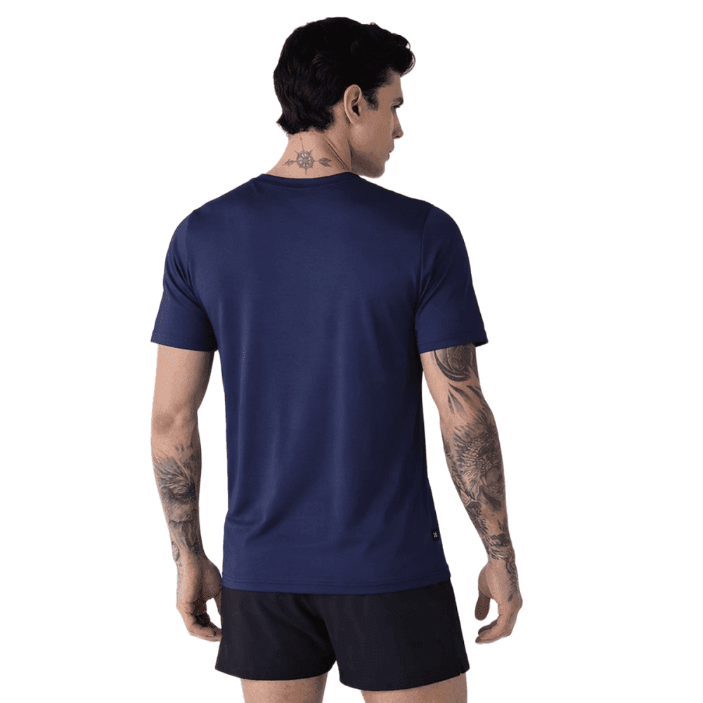 Camiseta Logo Performance - Masculino - azul escuro Azul 2