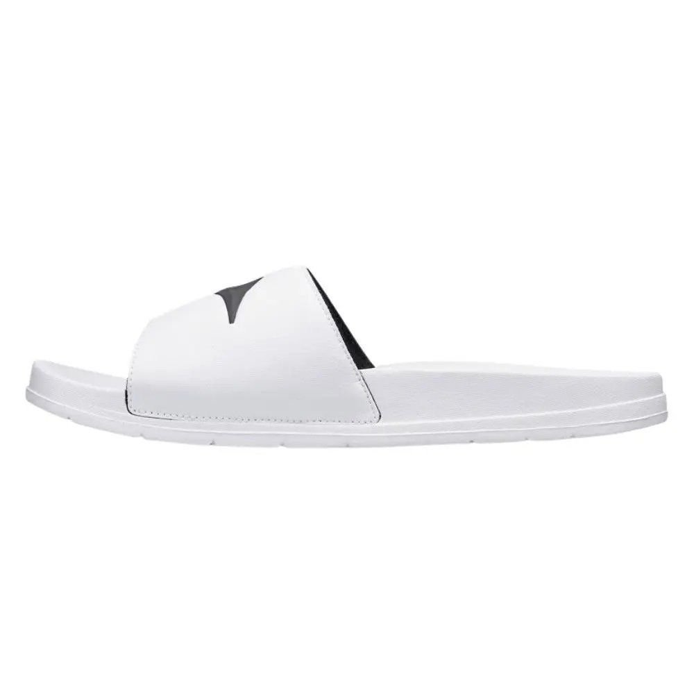 Chinelo Mizuno Mz Slide Basic - unissex - branco e preto Branco 2
