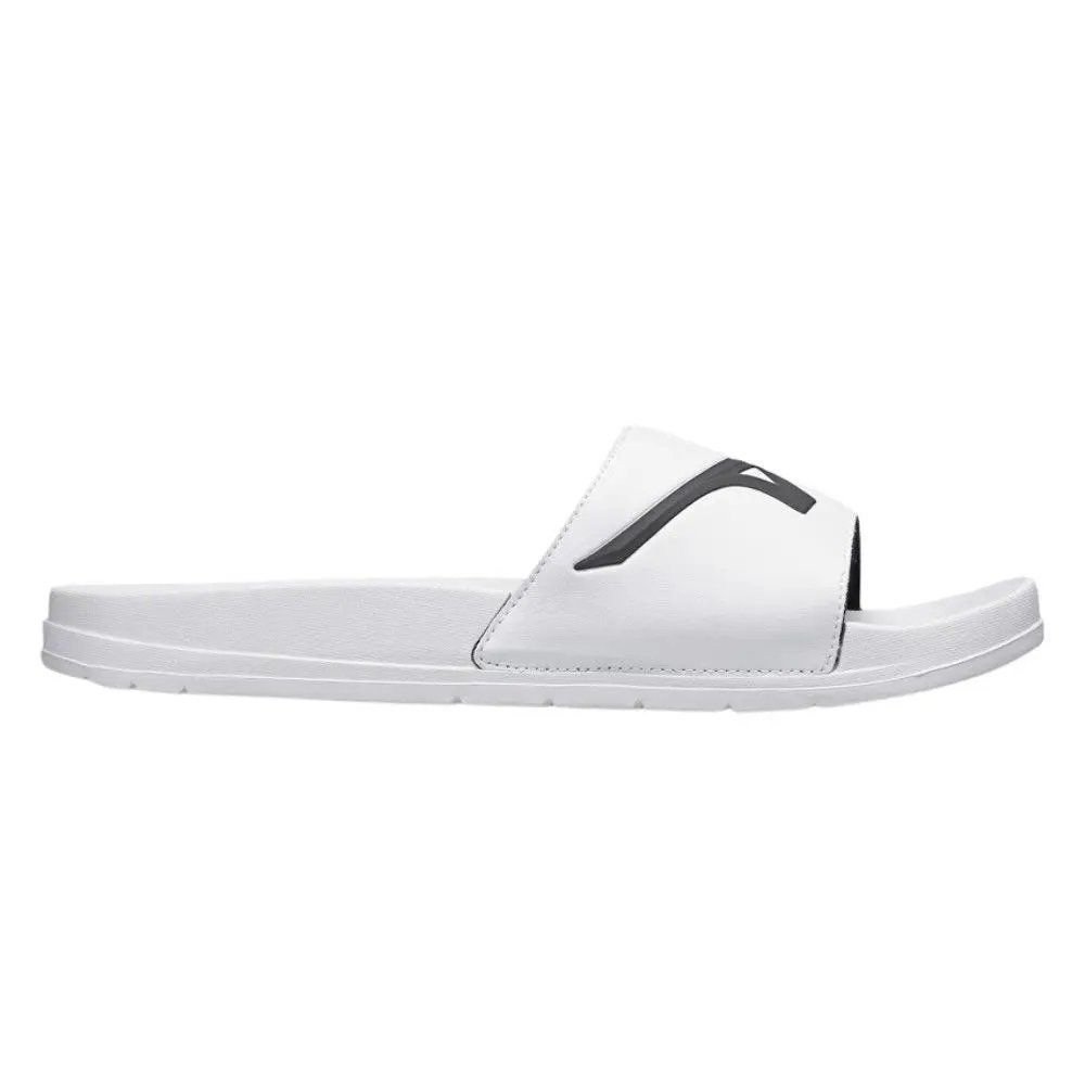 Chinelo Mizuno Mz Slide Basic - unissex - branco e preto Branco 3