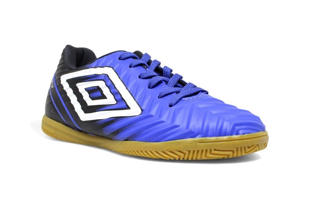 Tenis futsal Umbro Fifty V - unissex - azul e preto Azul 2
