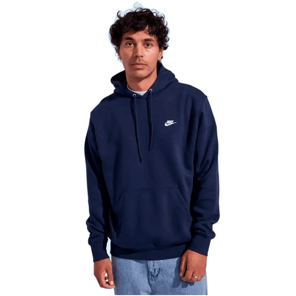 Blusão Nike Pullover Fleece Hoodie - masculino - azul marinho