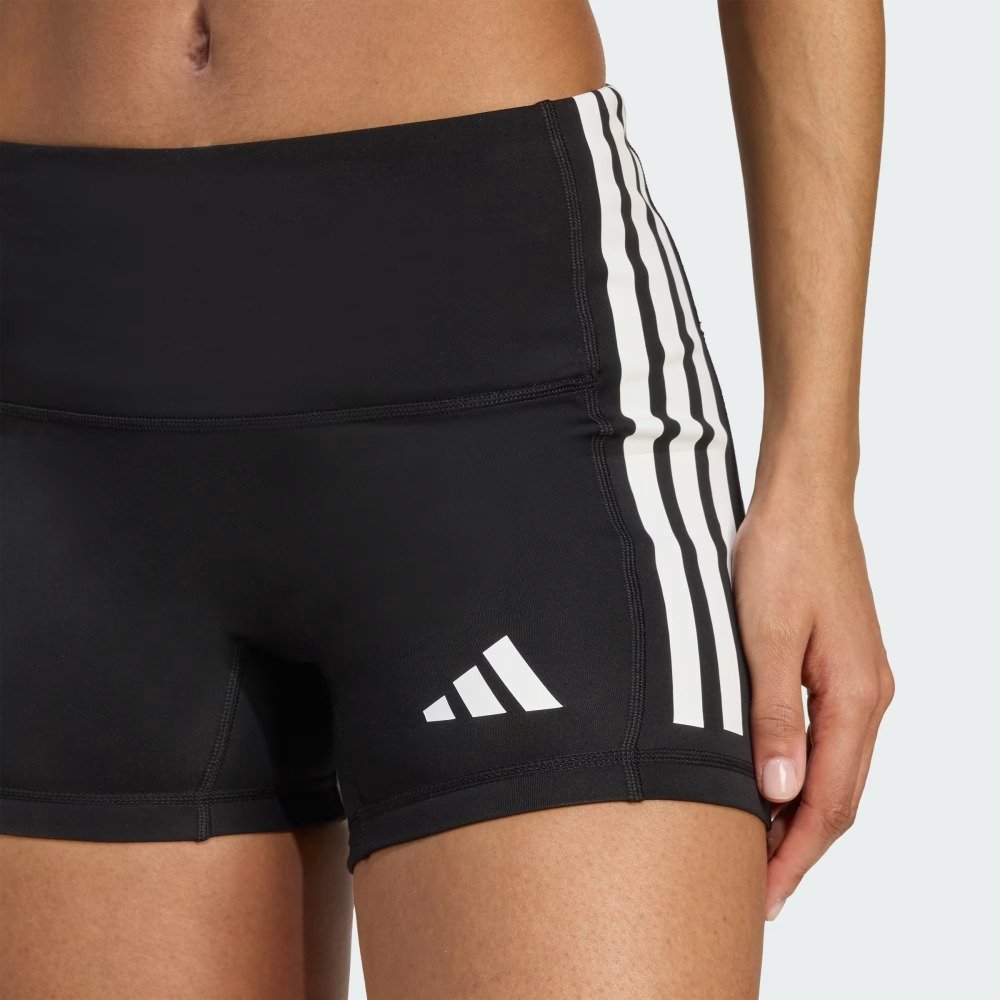 Shorts Adidas 3 Listras Volleyball – feminino – preto e branco Preto 6