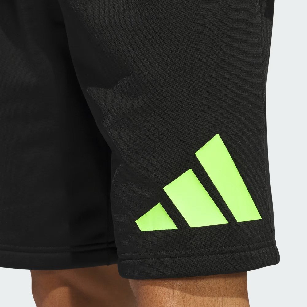 Shorts Adidas Logo – masculino – preto e verde Preto 2