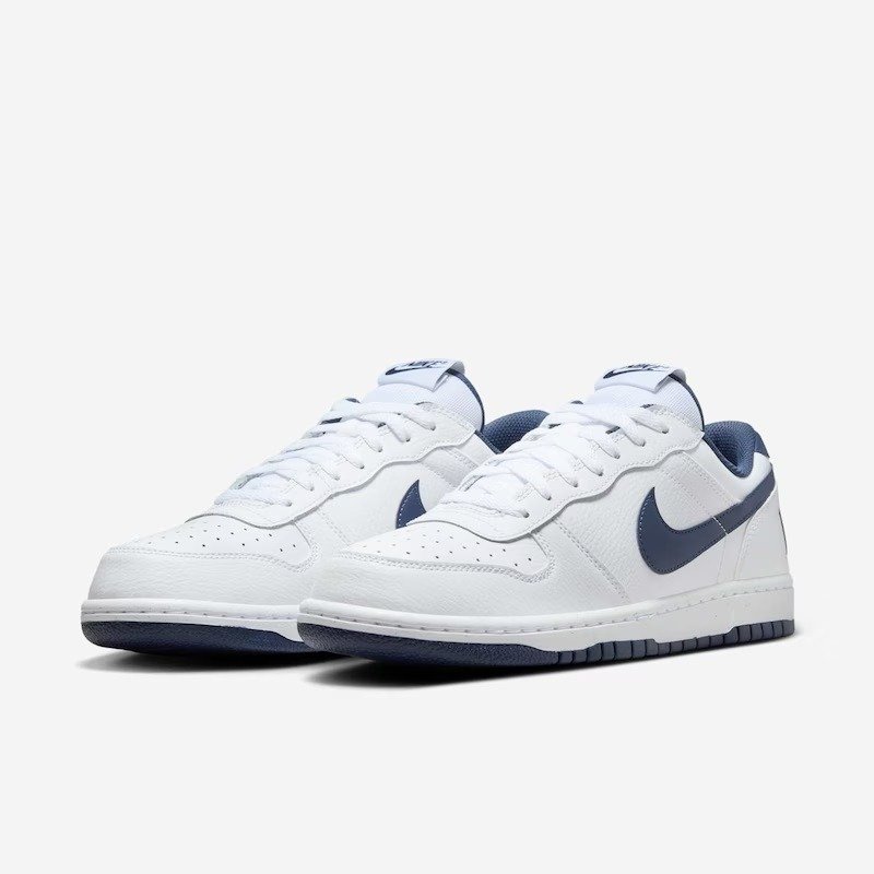 Tênis Nike Big Low - masculino - branco e azul Branco 2