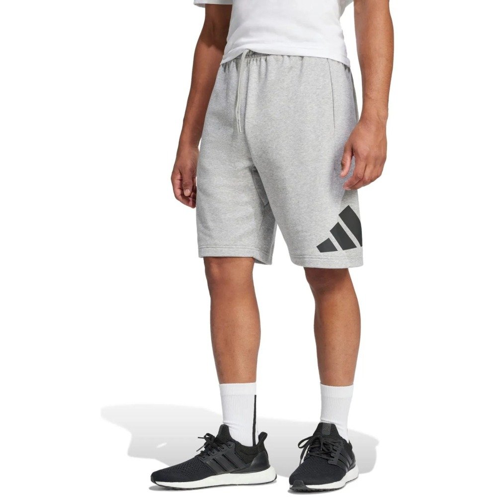 Bermuda Moletom Adidas Essentials – masculino – cinza e preto