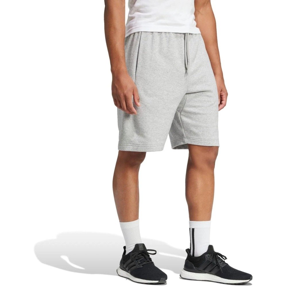 Bermuda Moletom Adidas Essentials – masculino – cinza e preto Cinza 3