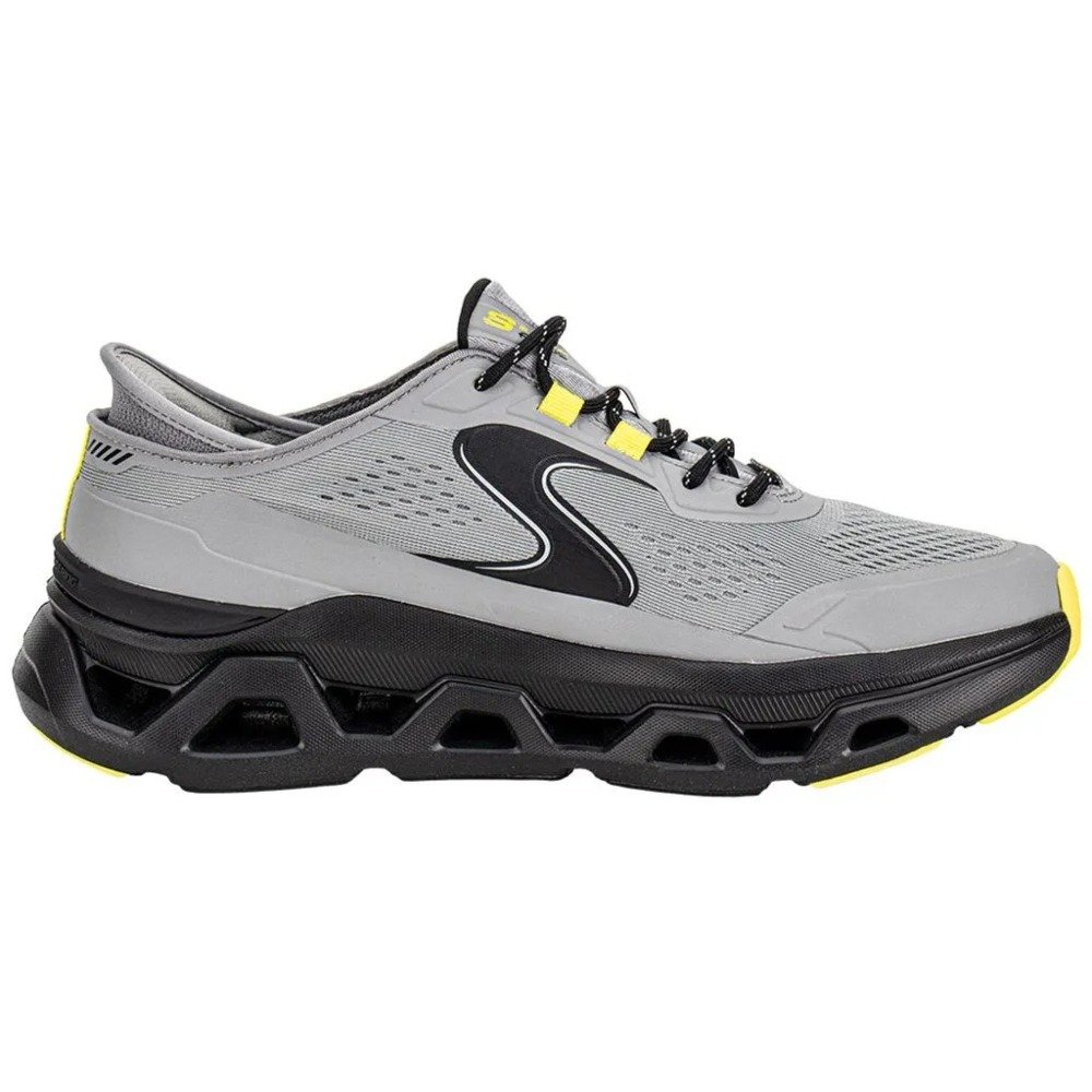 Tênis Skechers Glide-Step Atlus – masculino – cinza e preto