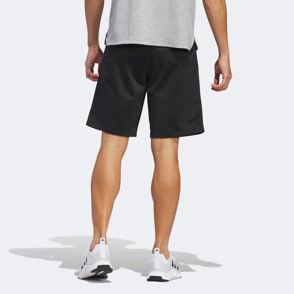 Bermuda Adidas Logo – masculino – preto e branco Preto 2