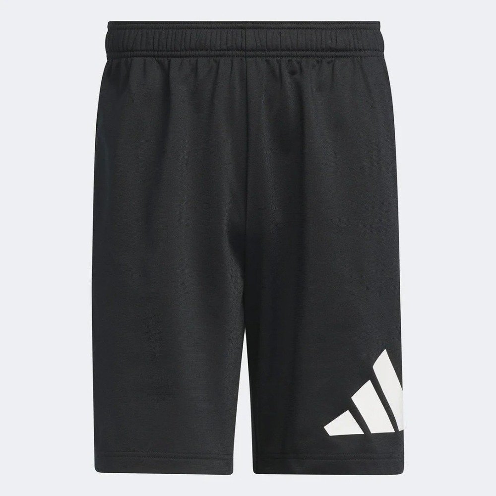 Bermuda Adidas Logo – masculino – preto e branco Preto 3
