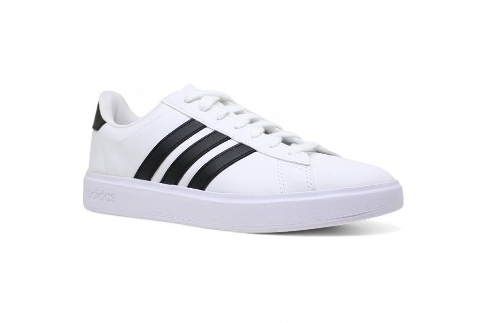 Tenis Adidas Grand Court 2.0 - masculino - branco e preto Branco 2