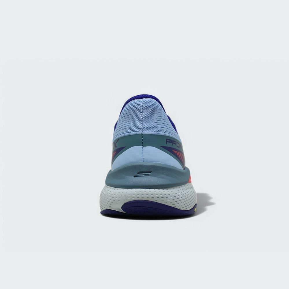 Tenis Skechers Max Cushioning Propulsion - feminino - azul claro e marinho Azul 3