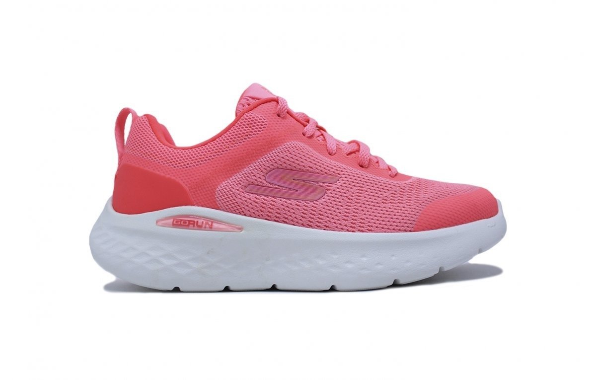 Tenis Skechers Go Run Lite - feminino- rosa e branco