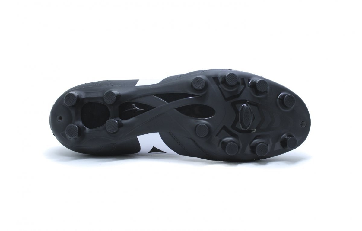 Chuteira campo Mizuno Morelia Club - unissex - preto e branco Preto 4