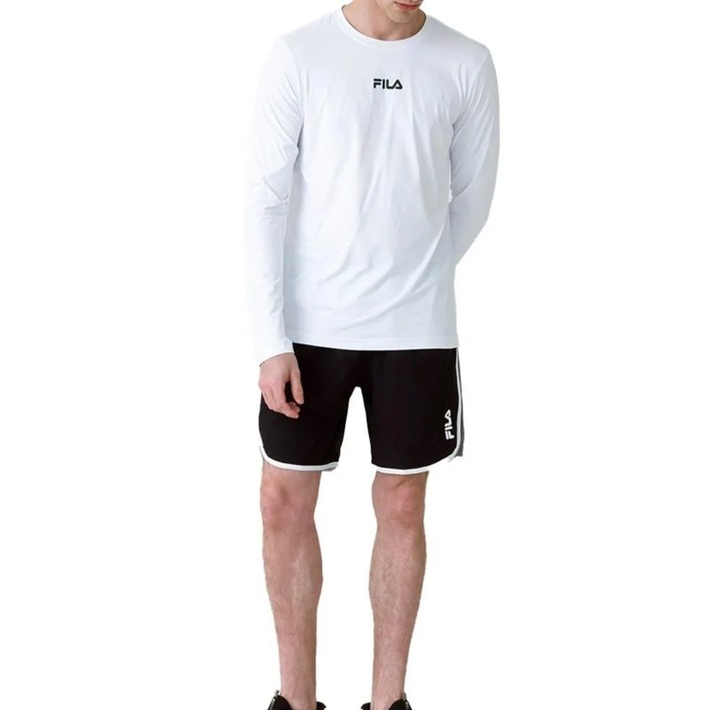 Camiseta Fila Sun Protect Breezy - masculino - branco