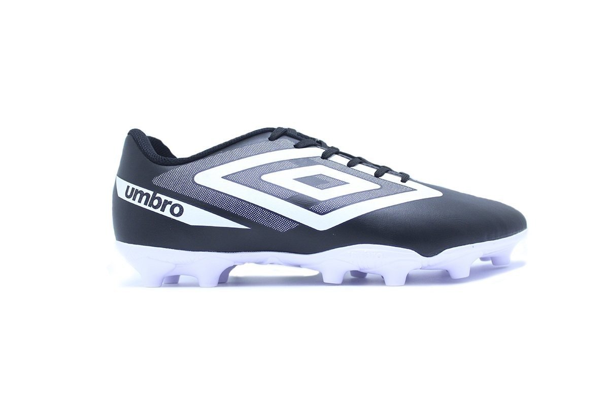 Chuteira campo Umbro Beat - unissex - preto e branco Preto/Branco 2