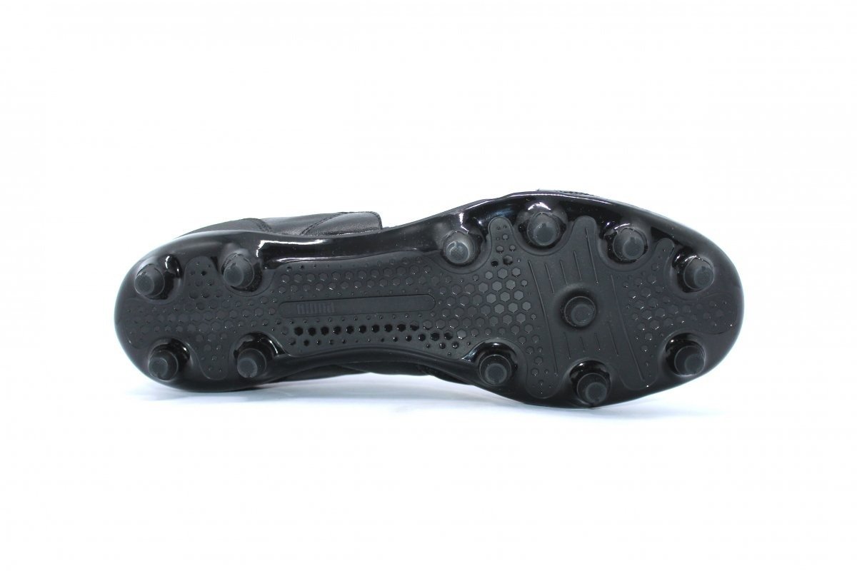 Chuteira campo Puma King FG BDP - unissex - preto e branco Preto 4