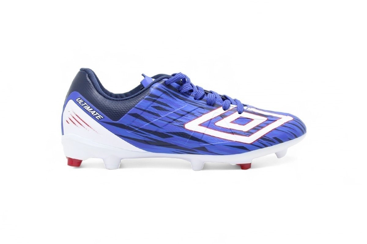 Chuteira campo Umbro Ultimate infantil - unissex - azul e branco Azul 2