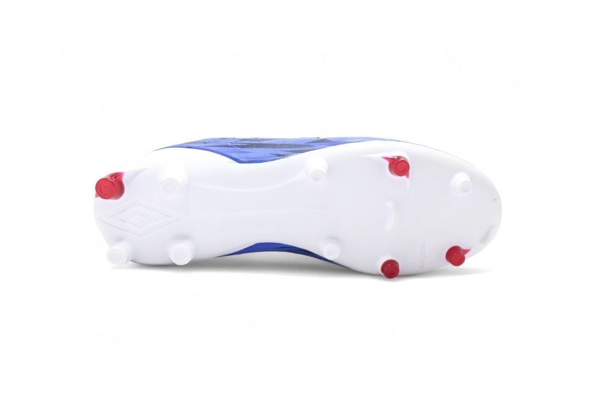 Chuteira campo Umbro Ultimate infantil - unissex - azul e branco Azul 6
