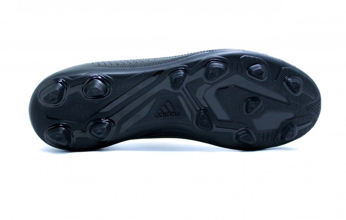 Chuteira campo Adidas Deportivo Ii infantil - unissex - preto e vermelho Preto 4