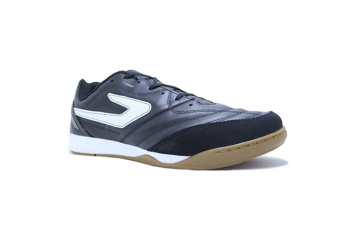 Chuteira futsal/indoor Topper Maestro Pro Iv - unissex - preto e branco Preto 3