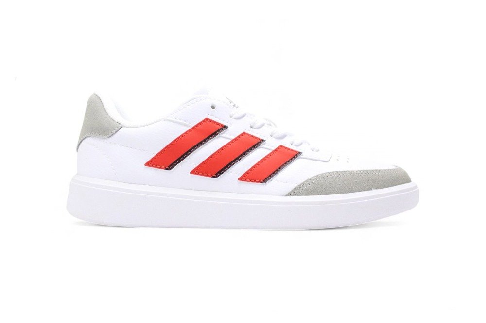 Tenis Adidas Courtblock - masculino - branco e vermelho