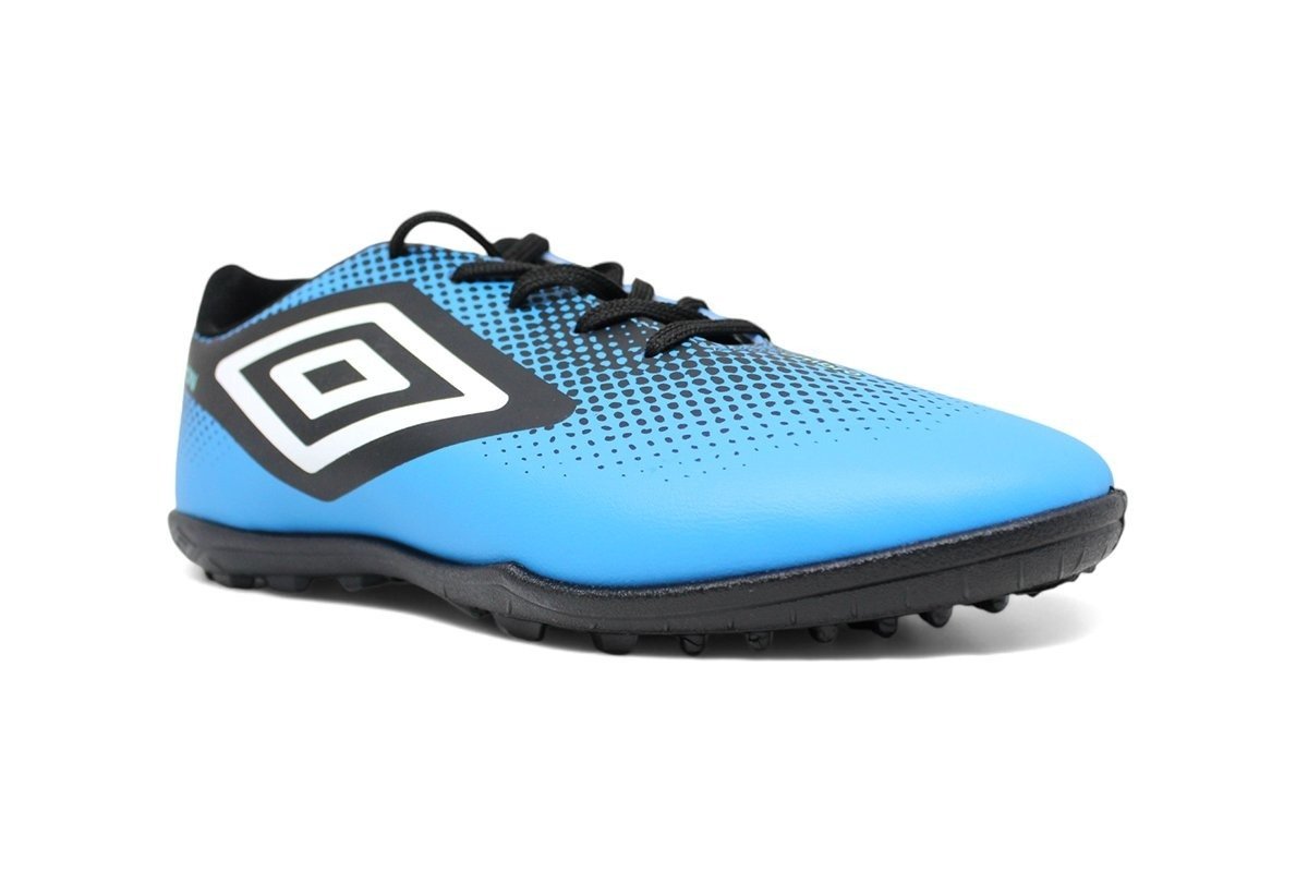 Chuteira Society Umbro Cannon - masculino - azul e preto Azul 2