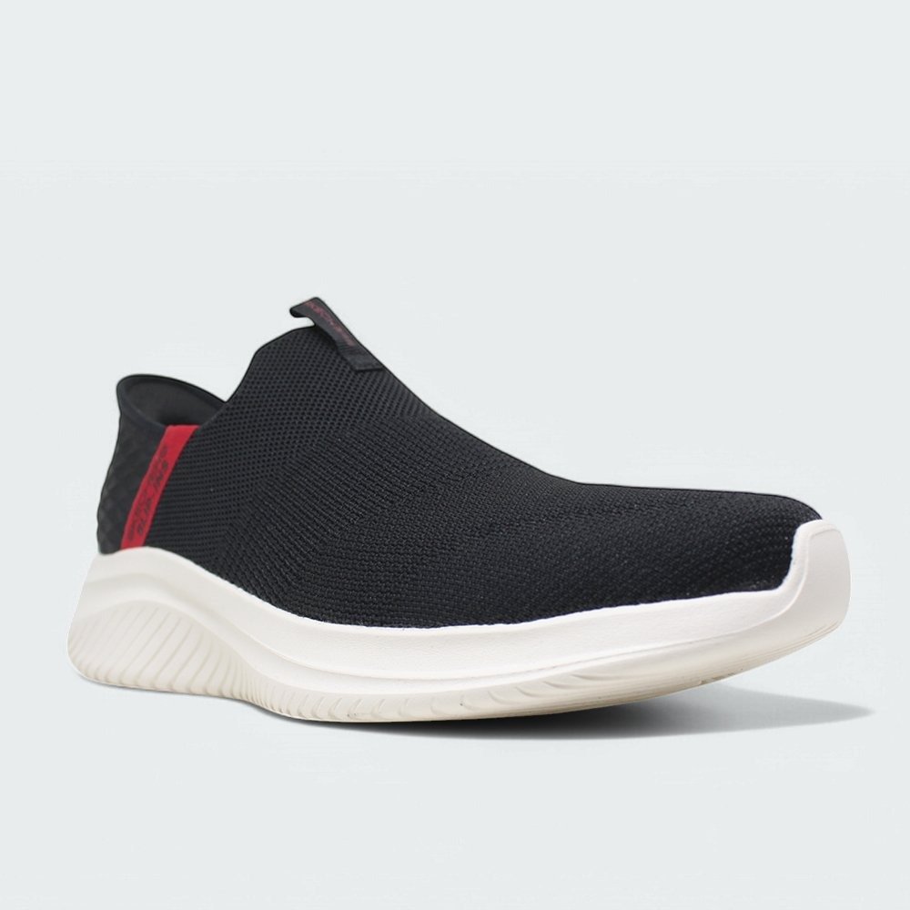 Tenis Skechers Ultra Flex 3.0 Viewpoint - masculino - preto e branco Preto 2