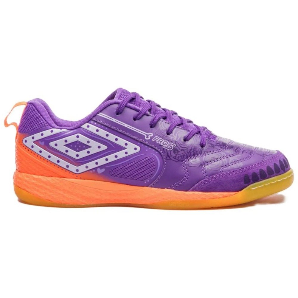 CHUTEIRA UMBRO PRO 5 BUMP DLM - unissex - roxo e coral