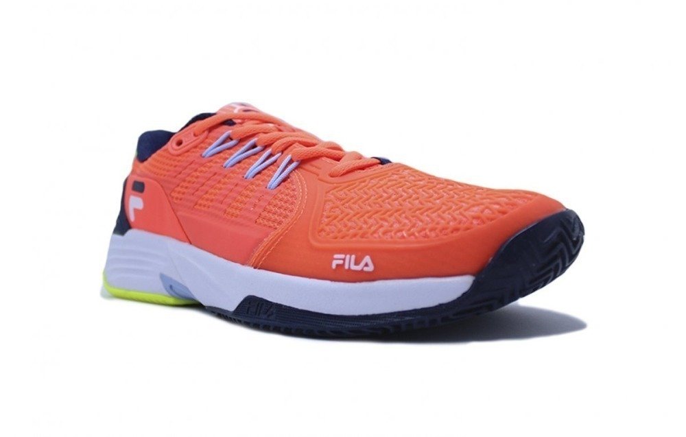 Tenis Fila Float Verve Clay - masculino - laranja e branco Laranja 2