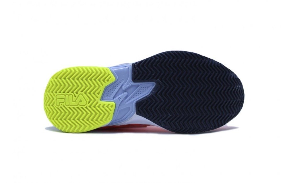 Tenis Fila Float Verve Clay - masculino - laranja e branco Laranja 4