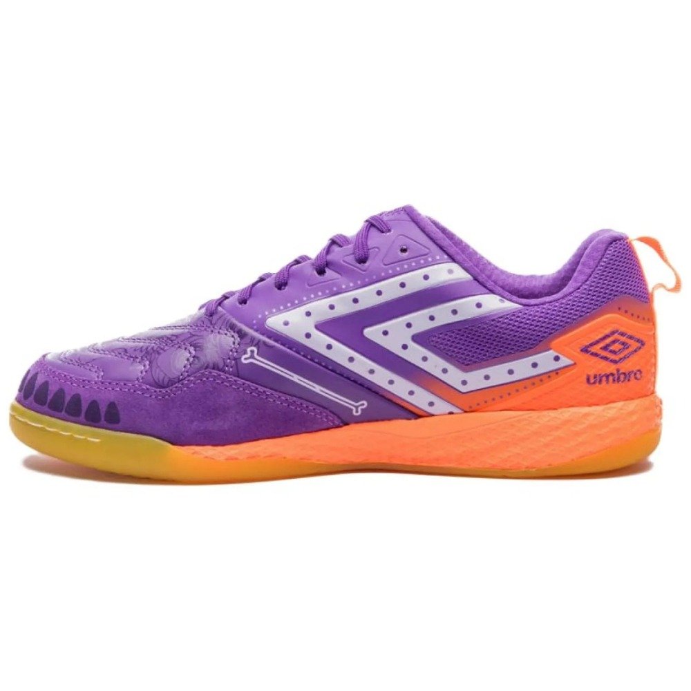 CHUTEIRA UMBRO PRO 5 BUMP DLM - infantil - roxo e coral Roxo 2