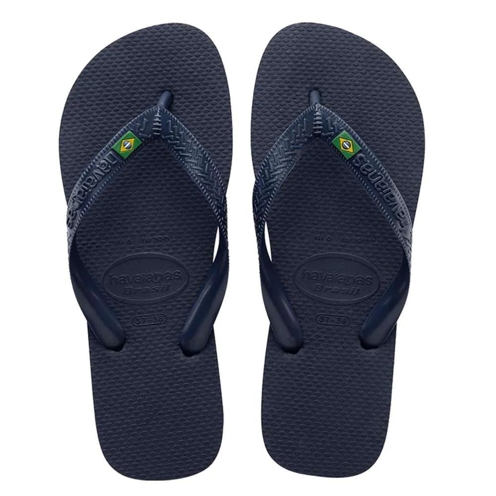 Sandalia Havaianas Brasil - masculino - azul marinho