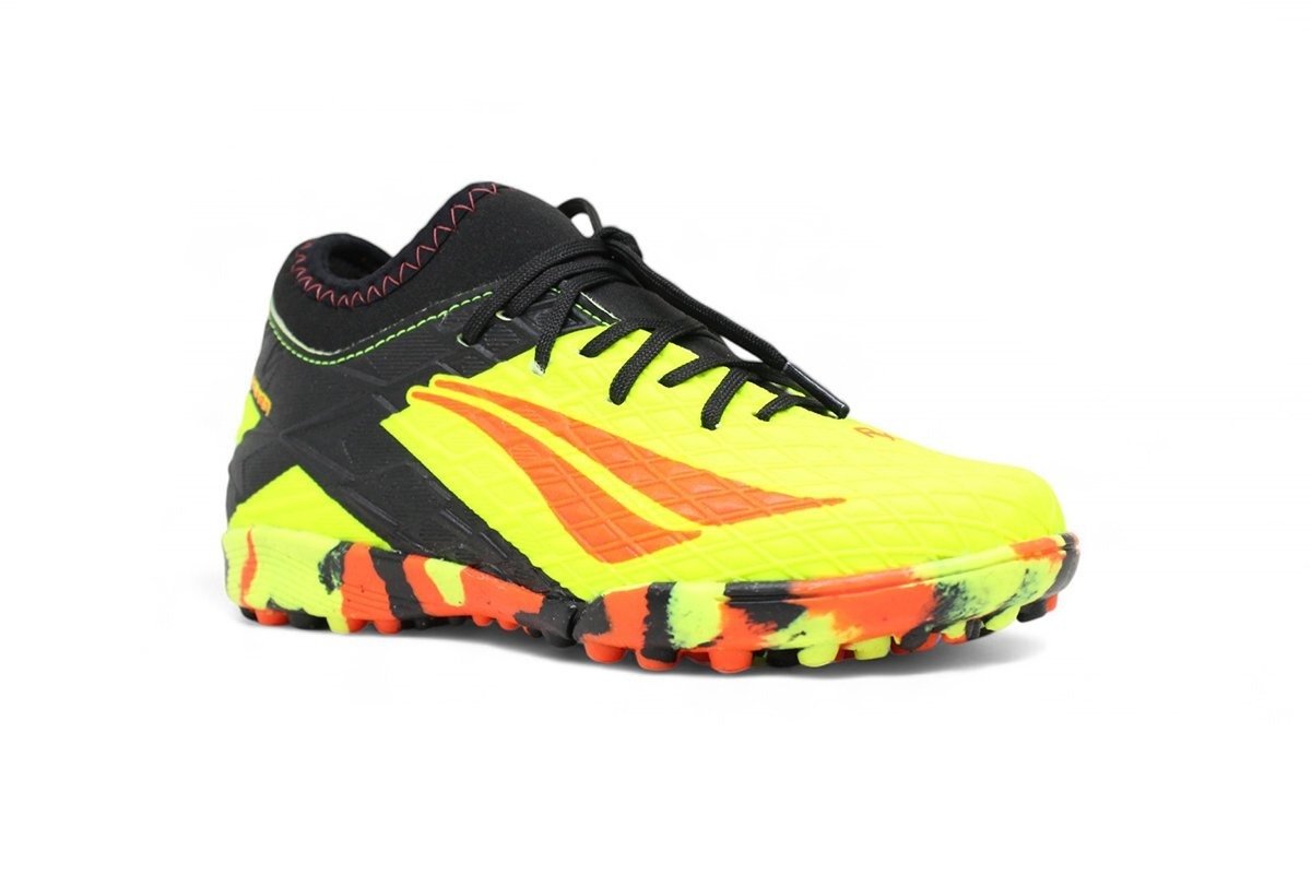 Chuteira futsal Penalty Rx Locker infantil - unissex - amarelo e laranja Amarelo 2