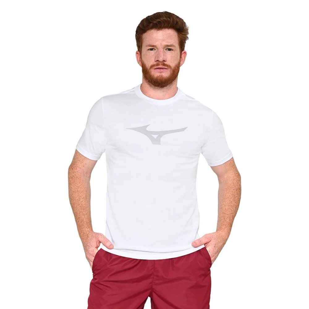 CAMISETA MIZUNO BASIC BIG - masculino - branco Branco 2
