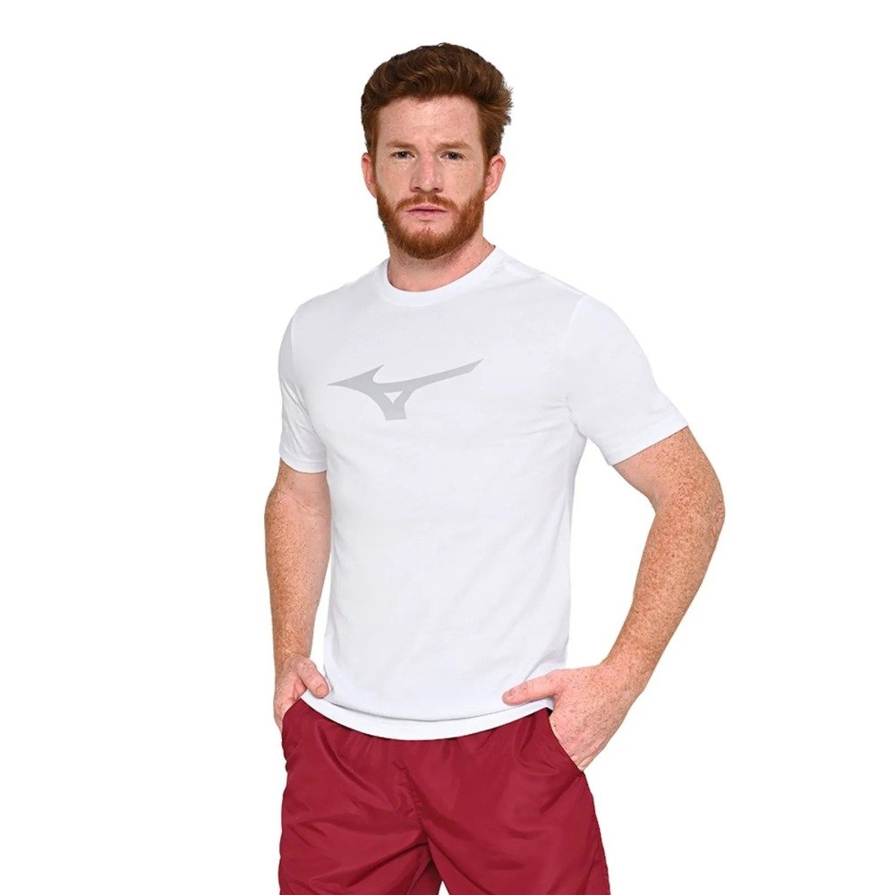 CAMISETA MIZUNO BASIC BIG - masculino - branco Branco 3