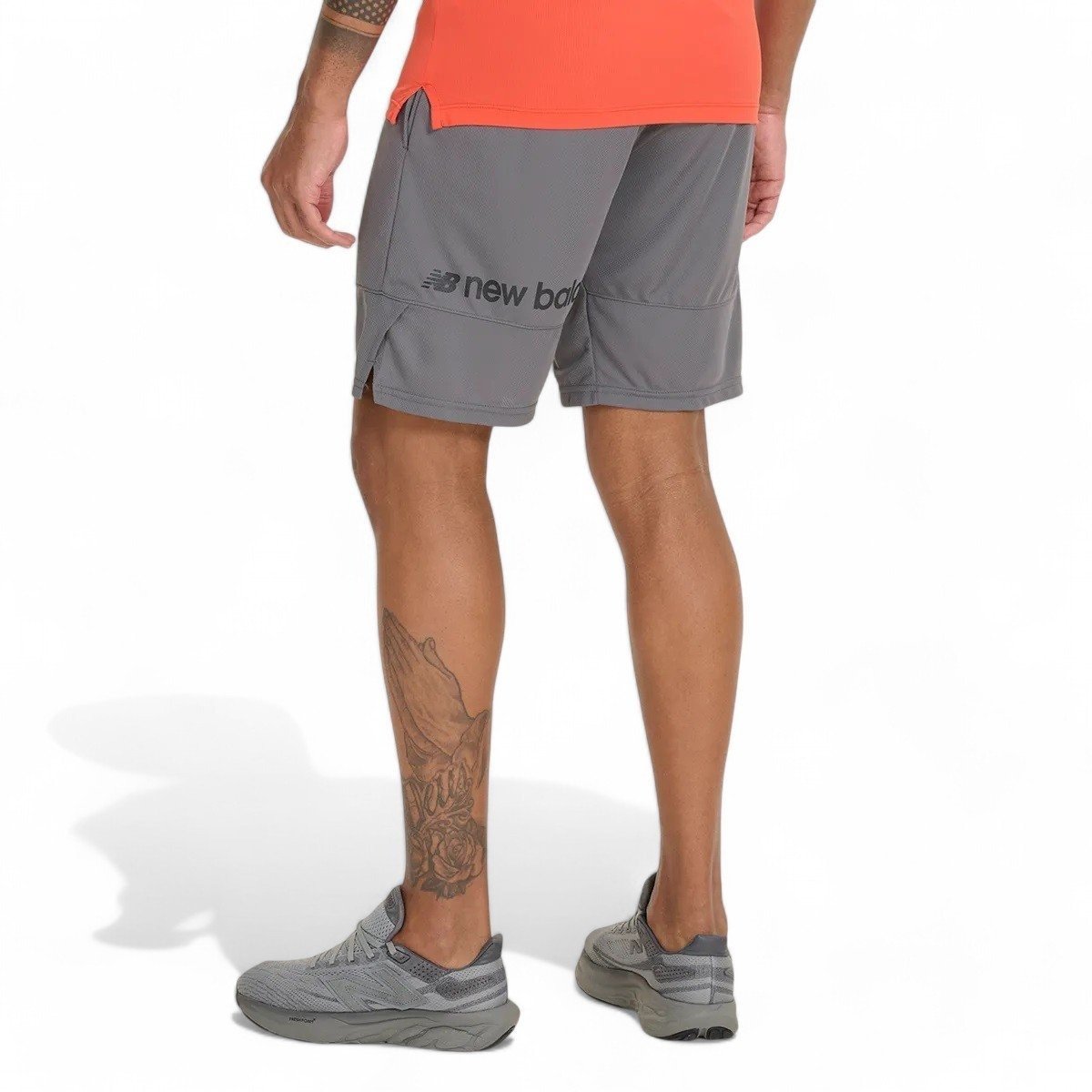 Bermuda New Balance Tenacity 9 - masculino - grafite Cinza 2