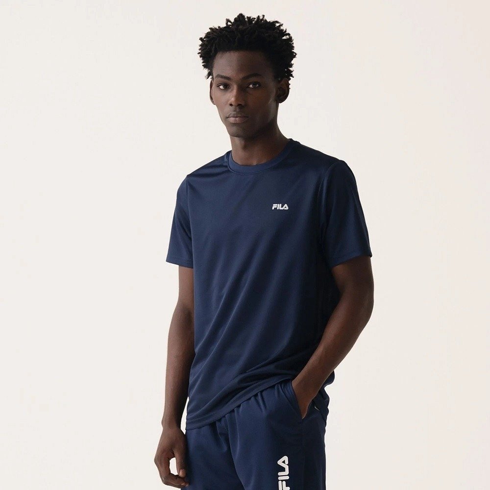 CAMISETA FILA BASIC SPORTS - masculino - azul marinho