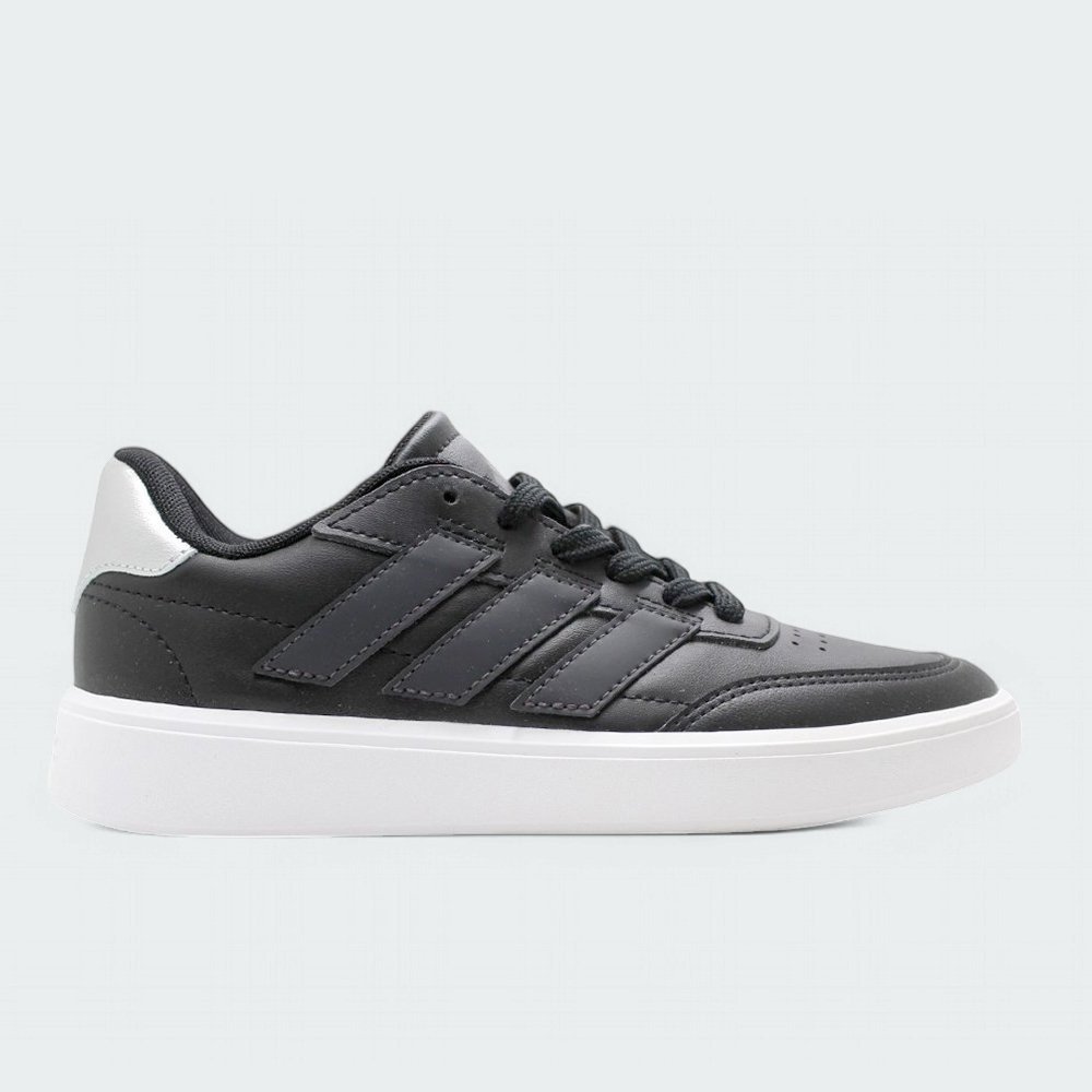 Tenis Adidas Courtblock - feminino - preto e branco
