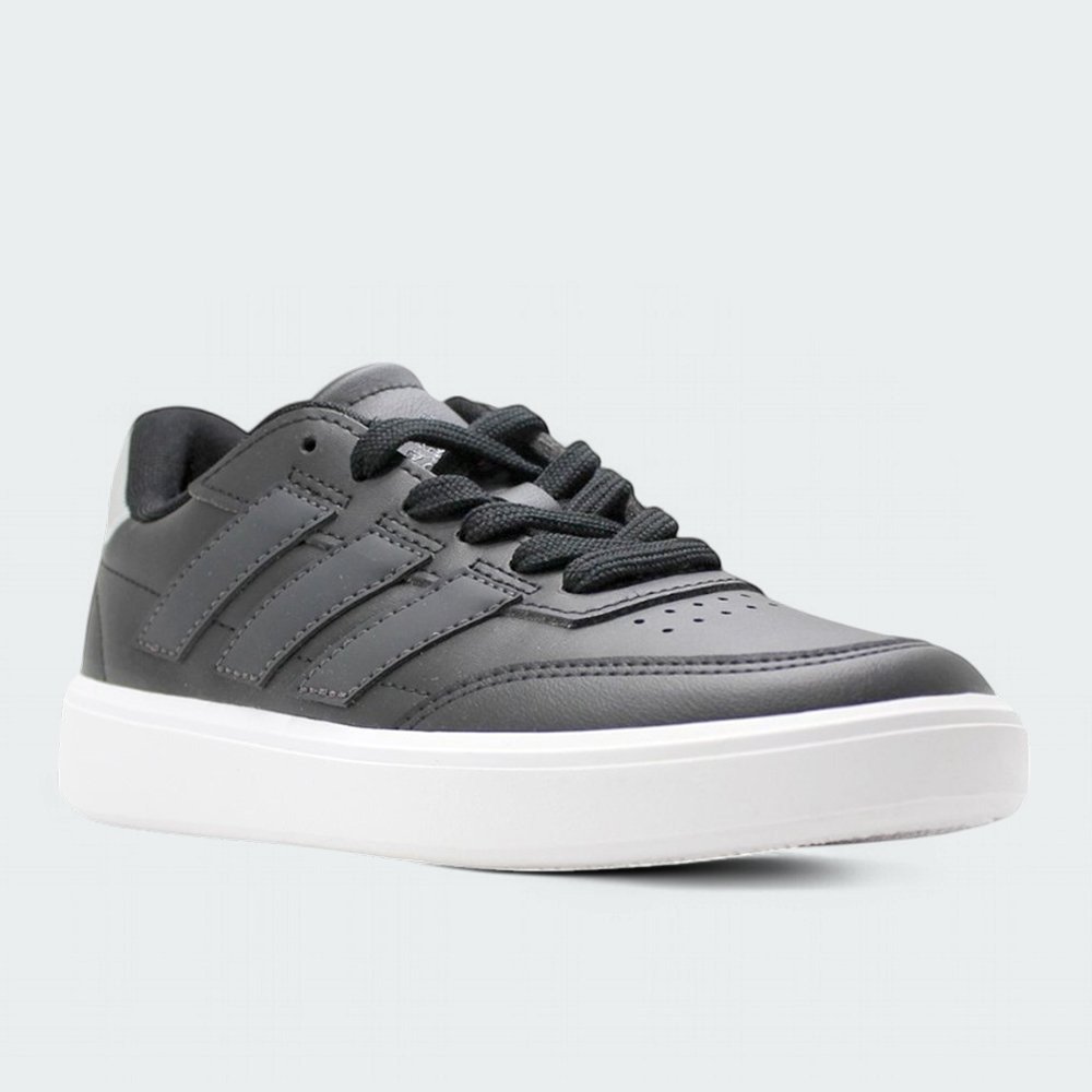 Tenis Adidas Courtblock - feminino - preto e branco Preto 2