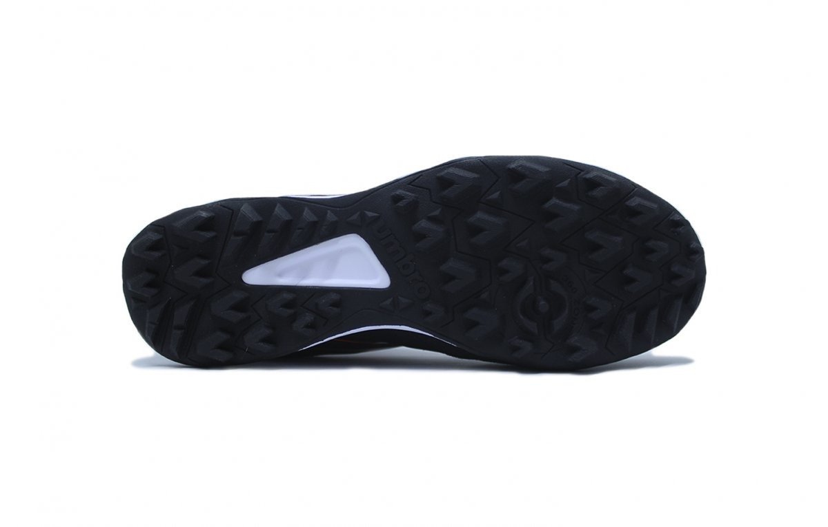 Chuteira society Umbro Pro 5 Bump Club - unissex - branco e laranja Preto 4