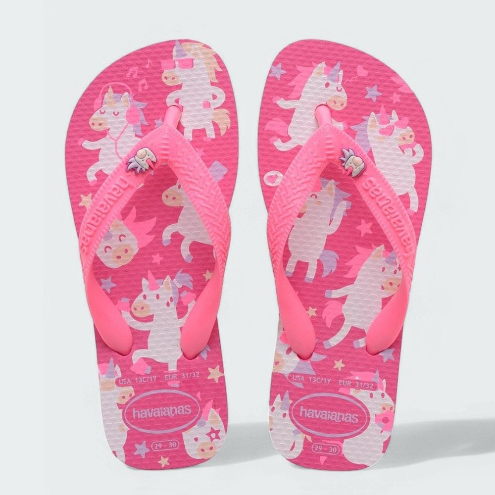 Chinelo Havaianas Kids Fantasy Fc infantil - feminino - rosa