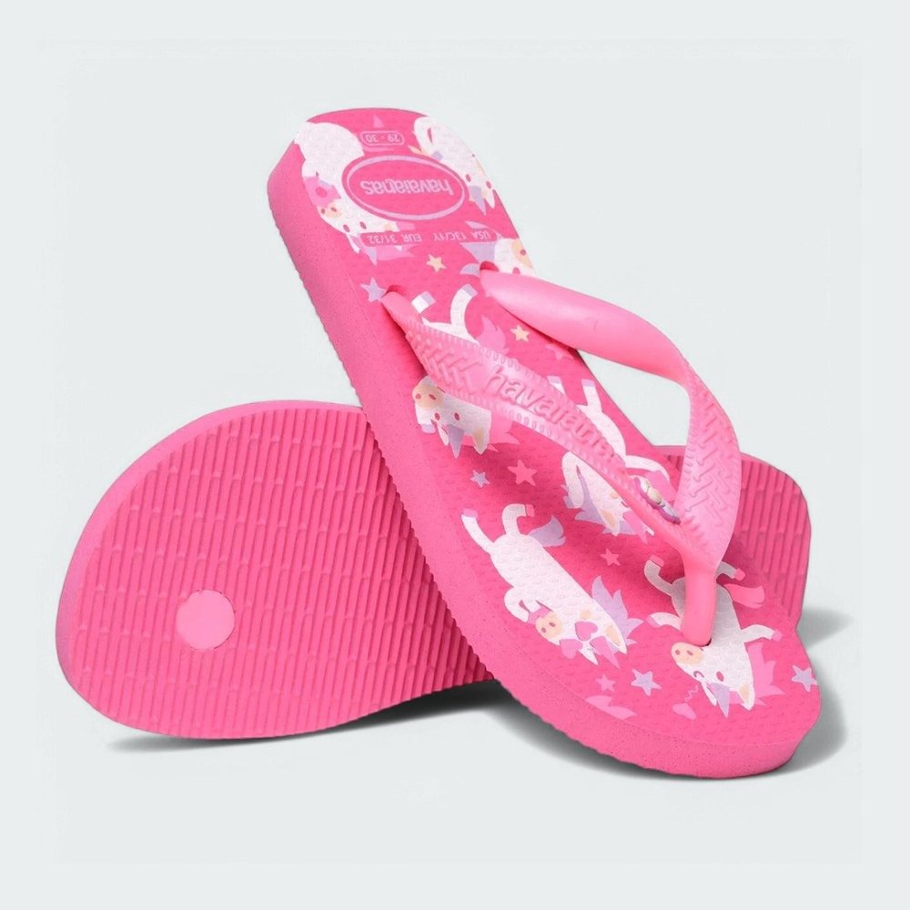 Chinelo Havaianas Kids Fantasy Fc infantil - feminino - rosa Rosa 4