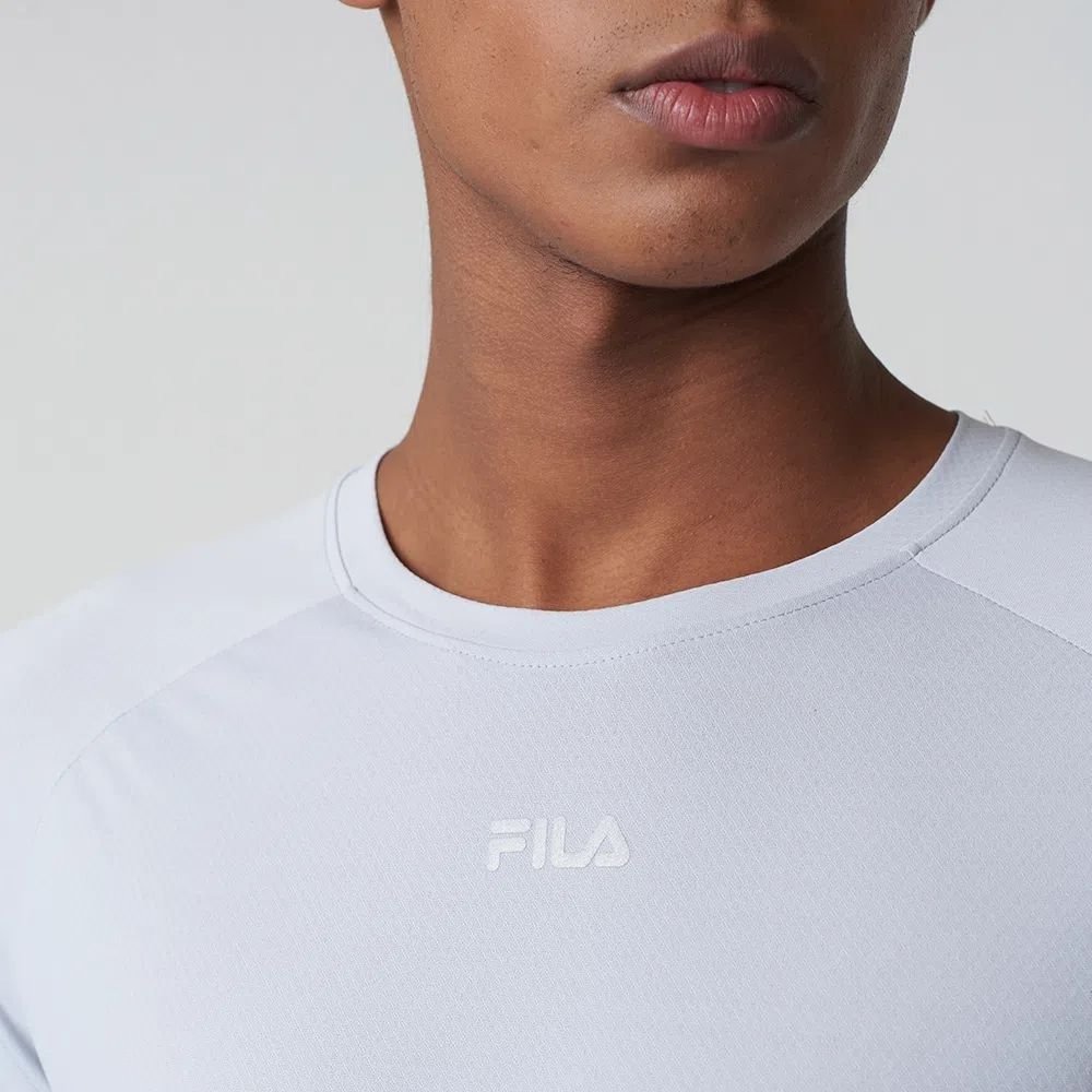 Camiseta Fila Bio  - masculino - cinza claro Cinza 3