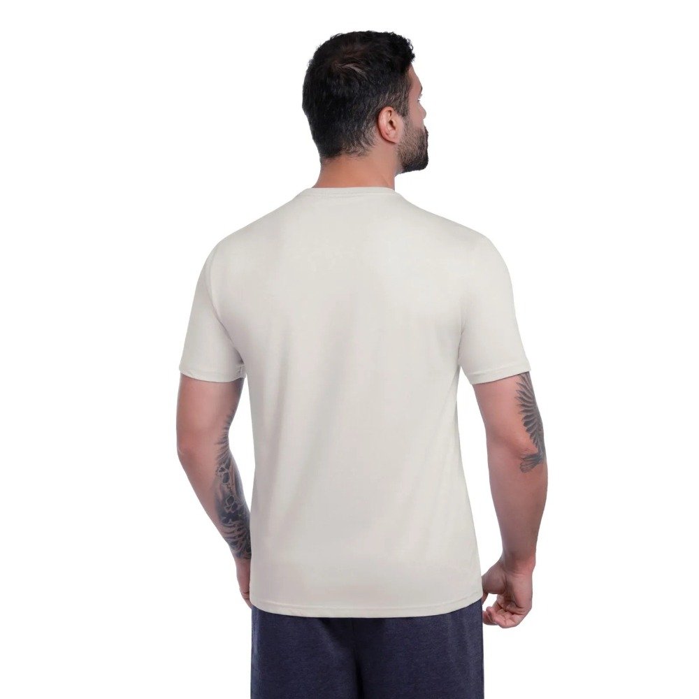 CAMISETA MIZUNO BASIC LOGO - masculino - cinza claro Cinza 4