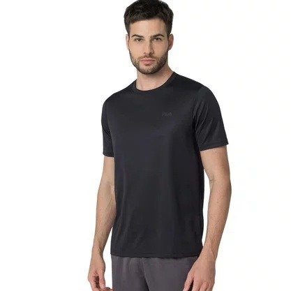 CAMISETA FILA MYLER - masculino - preto