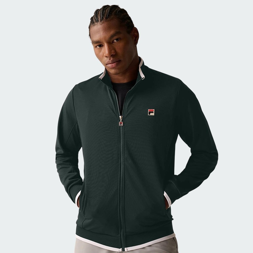 Jaqueta Fila Heritage F-Box - masculino - verde e branco