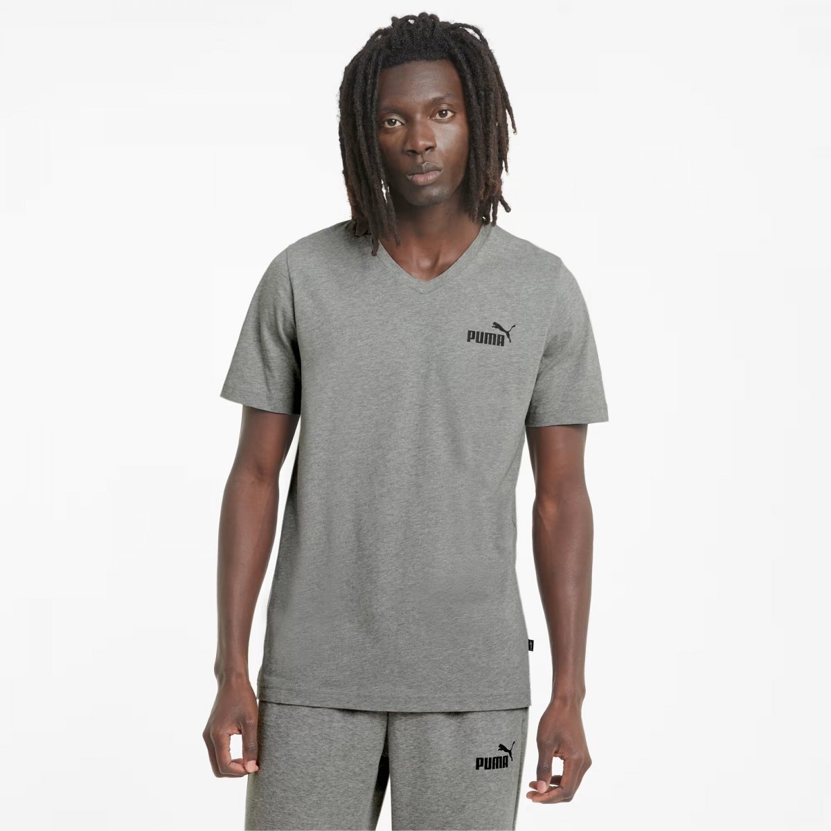 Camiseta Puma Essentials - masculino - cinza