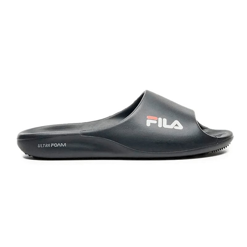 Chinelo Fila Drifter Foam - masculino - preto e vermelho Preto 2