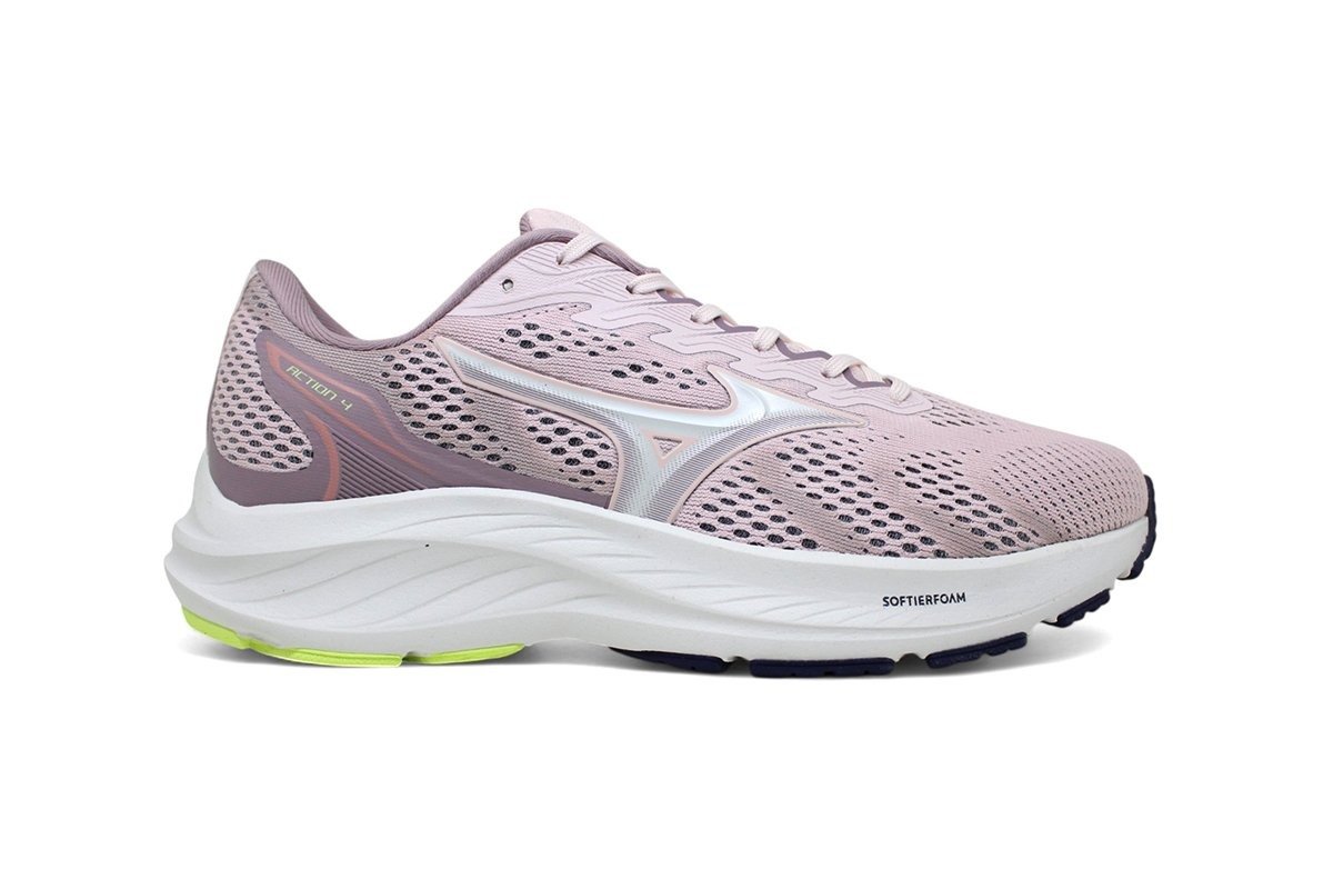 Tenis Mizuno Action 4 - feminino - rosa