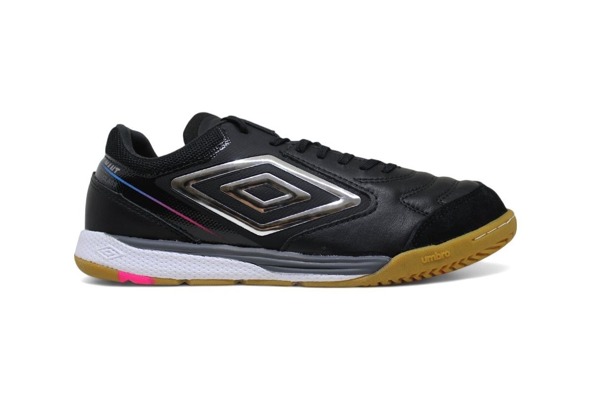 Tenis Futsal Umbro Adamant Master Class Pro Bump - unissex - preto e branco